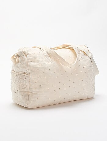 Sac à langer avec poches extérieures et intérieures