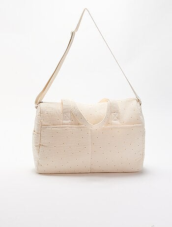 Sac à langer avec poches extérieures et intérieures