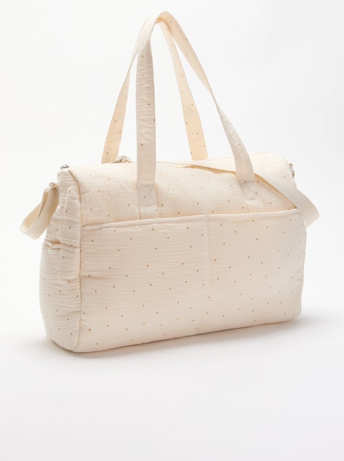 Sac à langer avec poches extérieures et intérieures - Kiabi
