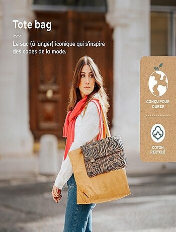 Sac à langer avec pochette amovible zebra 'babymoov'