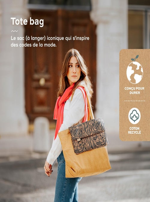 Sac à langer avec pochette amovible zebra 'babymoov' - Kiabi