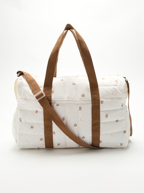 Sac à langer avec tapis à langer à l'intérieur et attache poussette. - Kiabi Sac à langer avec tapis à langer à l'intérieur et attache poussette. - Kiabi