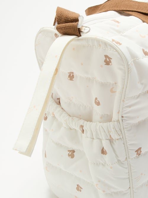 Sac à langer avec tapis à langer à l'intérieur et attache poussette. - Kiabi Sac à langer avec tapis à langer à l'intérieur et attache poussette. - Kiabi