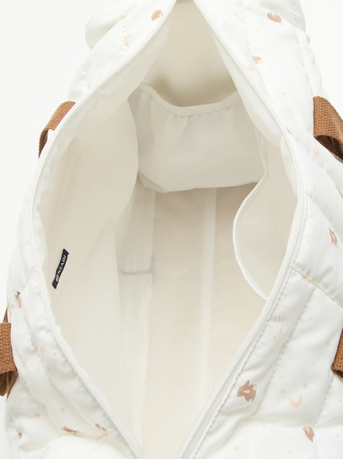 Sac à langer avec tapis à langer à l'intérieur et attache poussette. - Kiabi Sac à langer avec tapis à langer à l'intérieur et attache poussette. - Kiabi