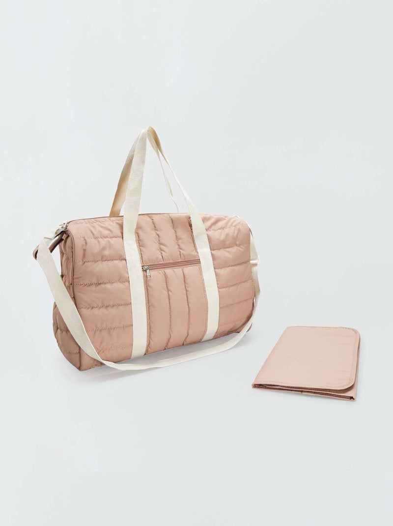 Sac à langer avec tapis à langer Marron - Kiabi