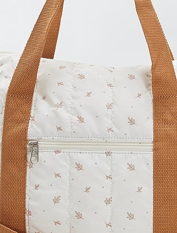 Sac à langer avec tapis et attache poussette