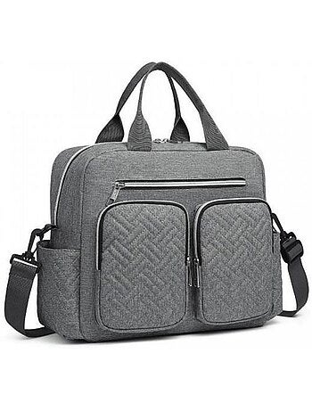 Sac à langer bébé - grande capacité avec poches isothermes - kono