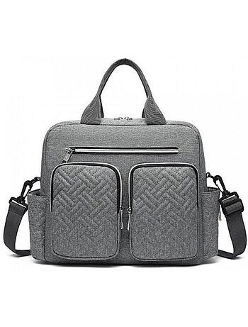 Sac à langer bébé - grande capacité avec poches isothermes - kono