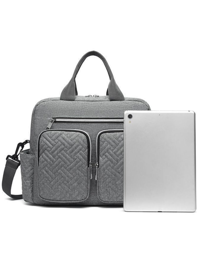 Sac à langer bébé - grande capacité avec poches isothermes - kono Gris - Kiabi