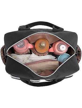 Sac à langer bébé - grande capacité avec poches isothermes - kono