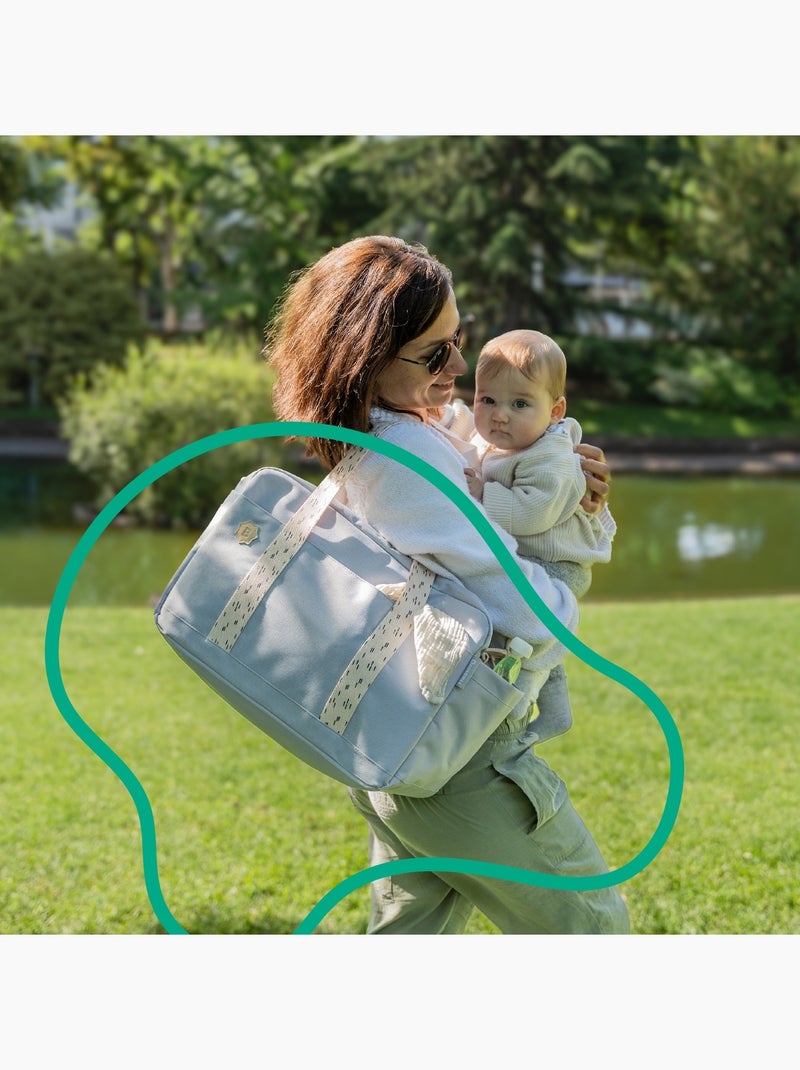 Sac à langer Bowling 'Badabulle' Gris - Kiabi