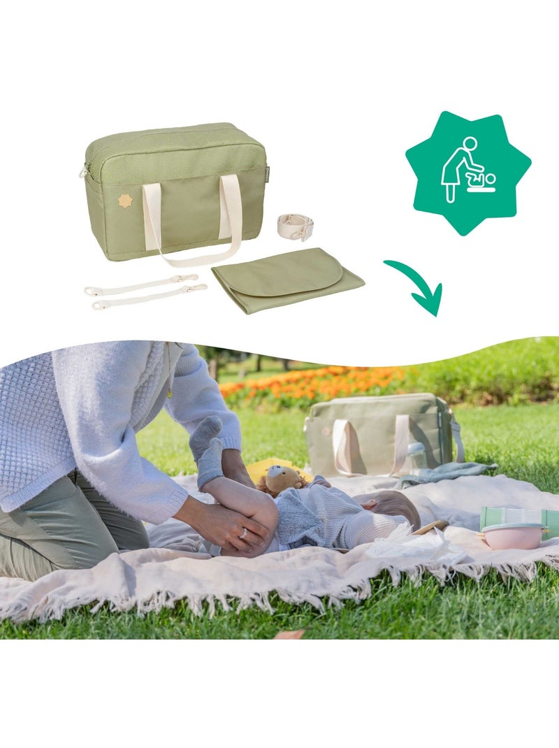 Sac à langer Bowling 'Badabulle' Vert clair - Kiabi