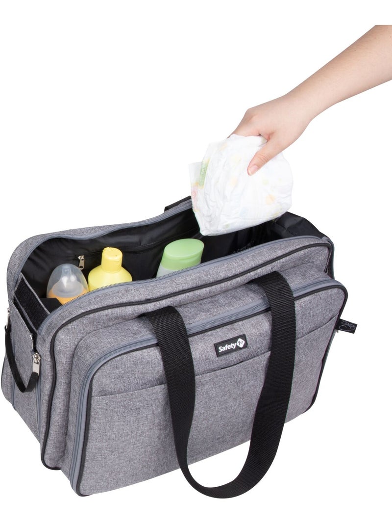 Sac à langer convertible en couffin Nap To Go Noir - Kiabi