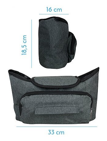 Sac à langer, de rangement pour poussette - Monsieur Bébé
