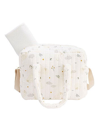 Sac à langer en gaze de coton et tapis de change Câlins