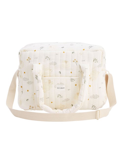 Sac à langer en gaze de coton et tapis de change Câlins - Kiabi