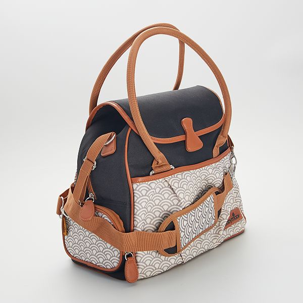 Sac A Langer En Tissu A Motif Bebe Fille Noir Kiabi 61 00