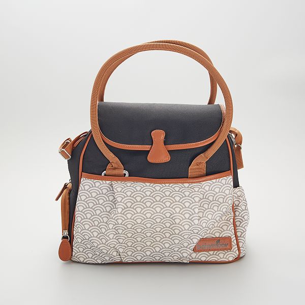 Sac A Langer En Tissu A Motif Bebe Fille Noir Kiabi 61 00