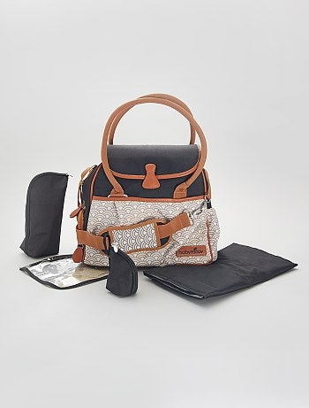 Sac à langer en tissu à motif