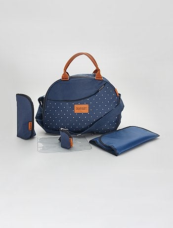 Sac à langer en tissu imprimé