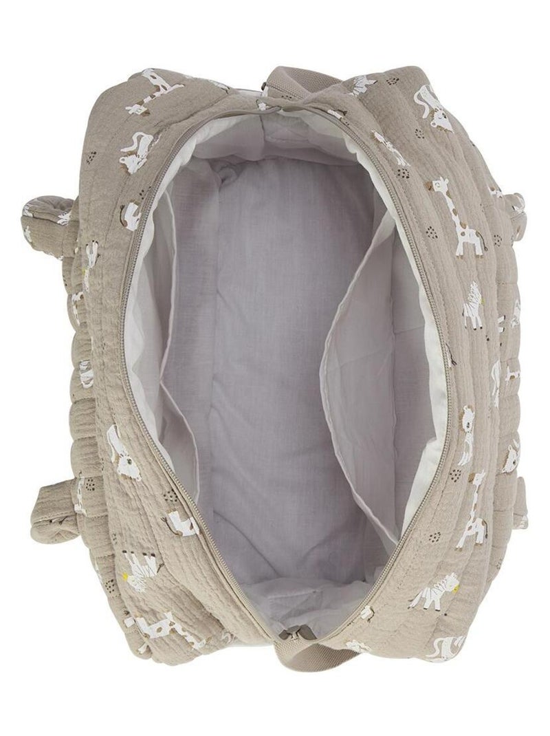 Sac à langer et tapis Baby Safari Ecru - Kiabi