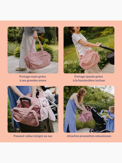 Sac a langer Fluffy Corduroy 'Doomoo' - Kiabi