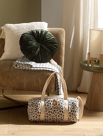 Sac bowling enfant en gaze de coton léopard - SAUTHON