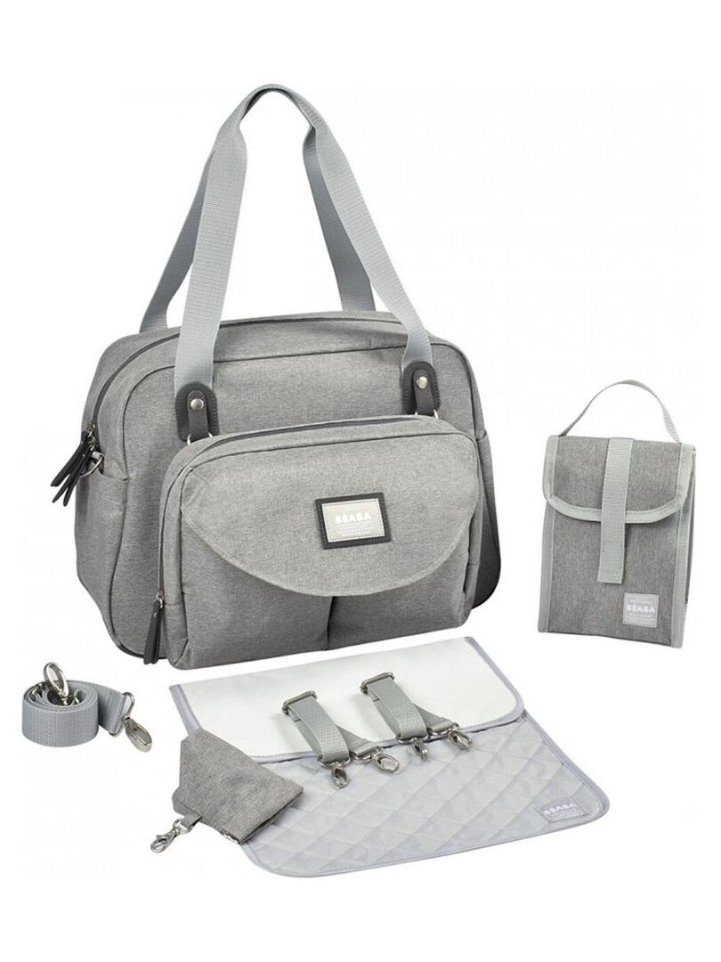 Sac à langer Genève II gris chiné - Gris - Kiabi - 88.90€