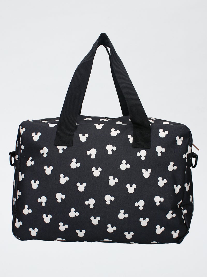 Sac à langer imprimé 'Mickey' Noir - Kiabi
