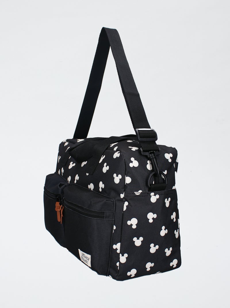 Sac à langer imprimé 'Mickey' Noir - Kiabi