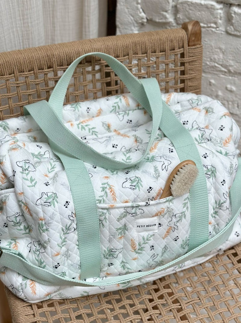 Sac à langer matelassé Frimousse Ecru - Kiabi