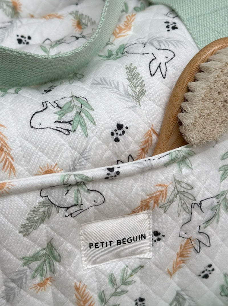 Sac à langer matelassé Frimousse Ecru - Kiabi