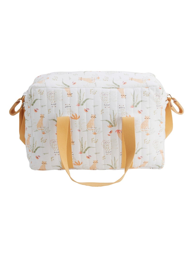 Sac à langer matelassé Sierra Ecru - Kiabi