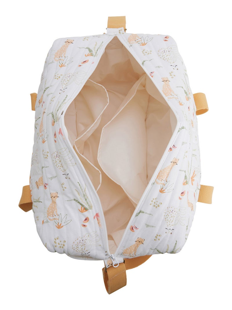 Sac à langer matelassé Sierra Ecru - Kiabi