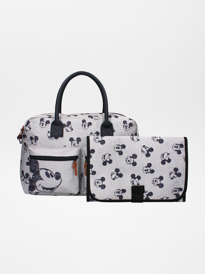 Sac à langer 'Mickey' Gris - Kiabi