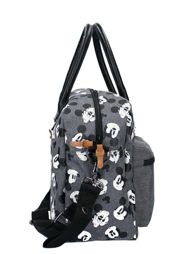Sac à langer 'Mickey Mouse' gris - Kiabi