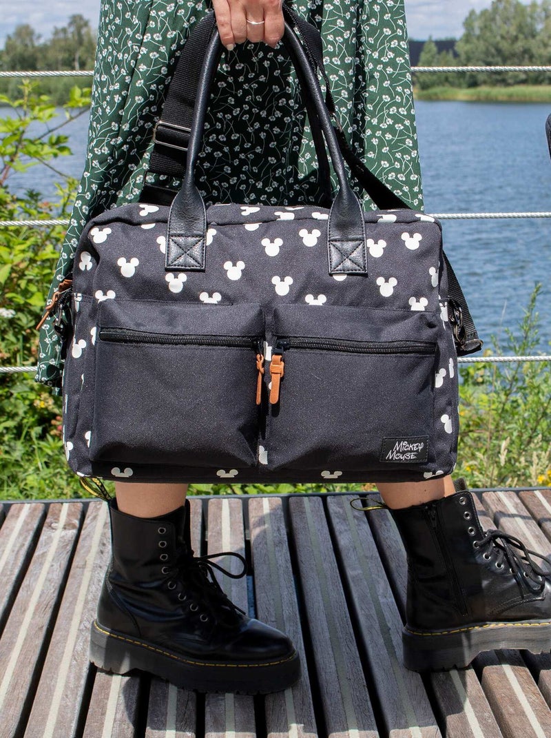 Sac à langer 'Mickey' noir - Kiabi