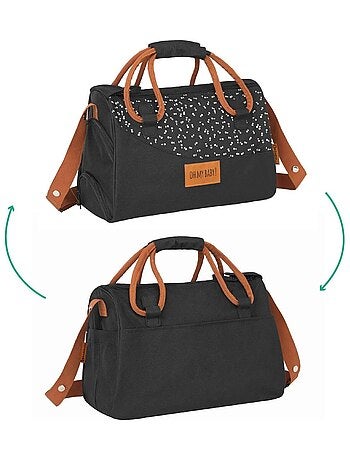 Sac à langer multipoches Pocketstyle capacité 10L 'Badabulle'