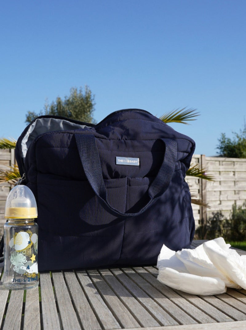 Sac à langer PLUMÉA Bleu nuit - Kiabi