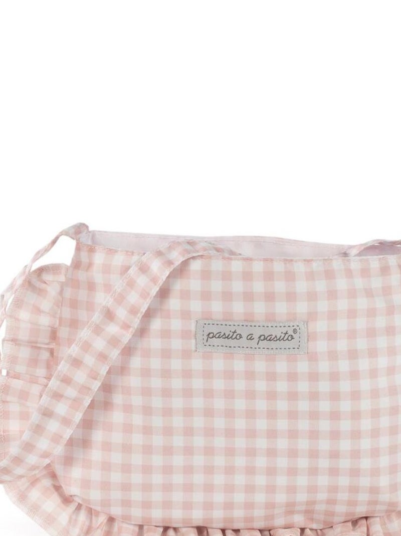 Sac à langer pour poupée Tom Vichy rosa N/A - Kiabi