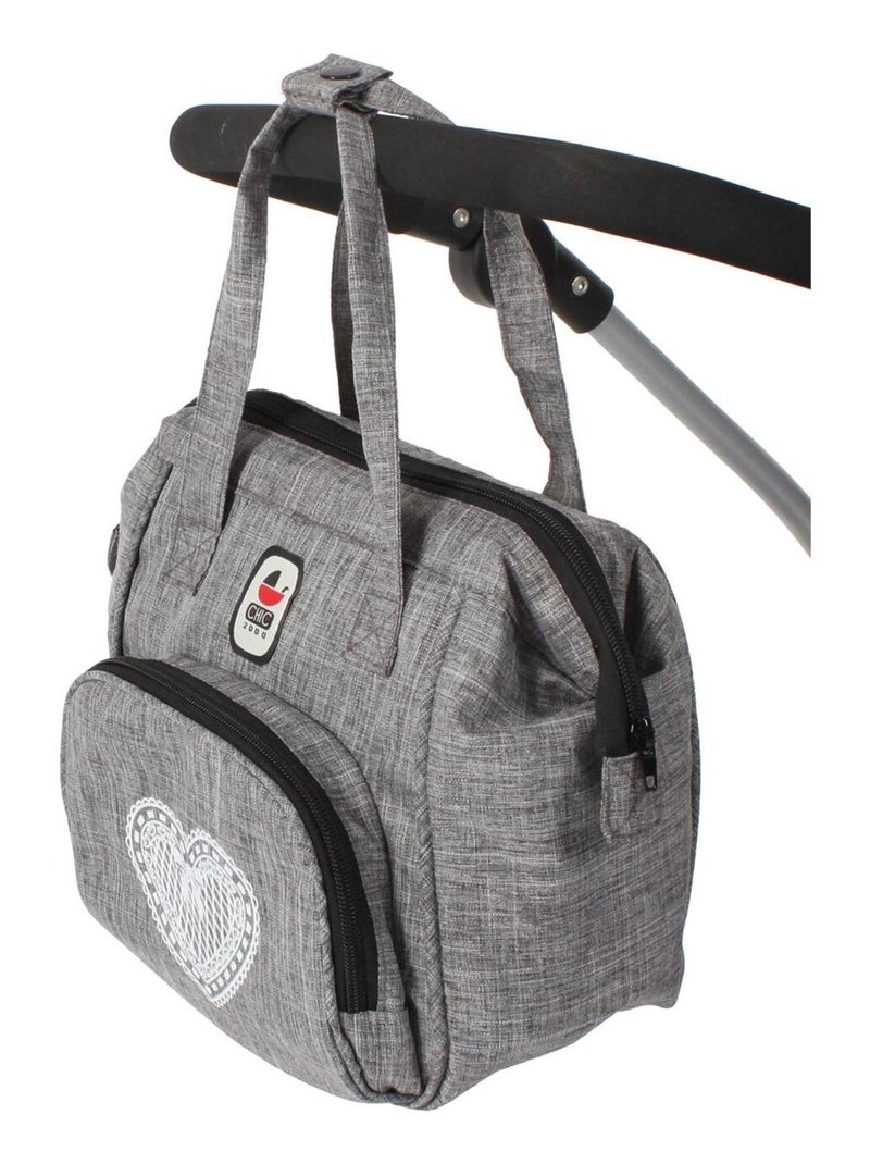 Sac à langer pour poupées Gris - Kiabi