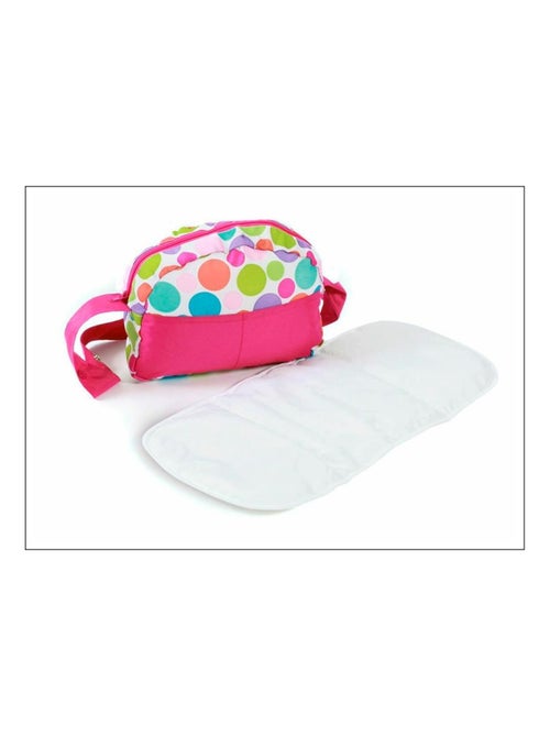 Sac à langer pour poussettes de poupées - Bulles colorées - Kiabi