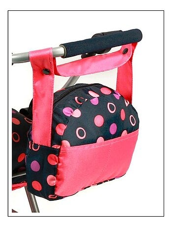 Sac à langer pour poussettes de poupées - Corail