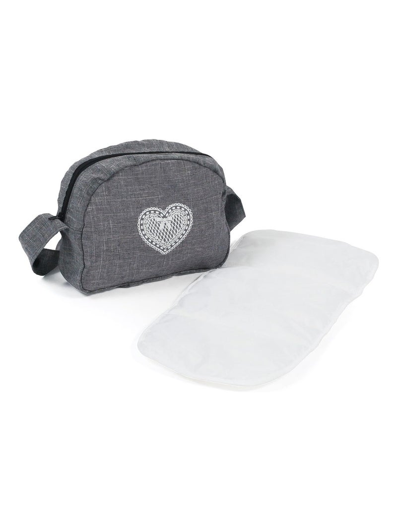 Sac à langer pour poussettes de poupées Jean gris Gris - Kiabi