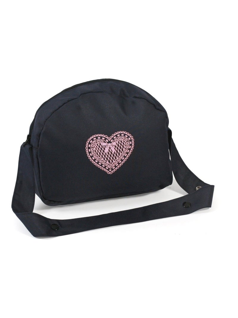Sac à langer pour poussettes de poupées, Mélange anthracite - bleu foncé - rose Noir - Kiabi