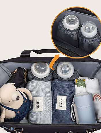 Sac à langer quotidien LIONELO Ida - Grande capacité - Bandoulière - Matériaux de haute qualité