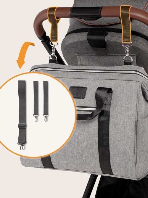 Sac à langer quotidien LIONELO Ida - Grande capacité - Bandoulière - Matériaux de haute qualité - Kiabi