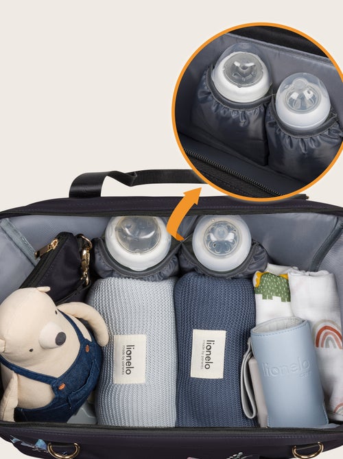 Sac à langer quotidien LIONELO Ida - Grande capacité - Bandoulière - Matériaux de haute qualité - Kiabi