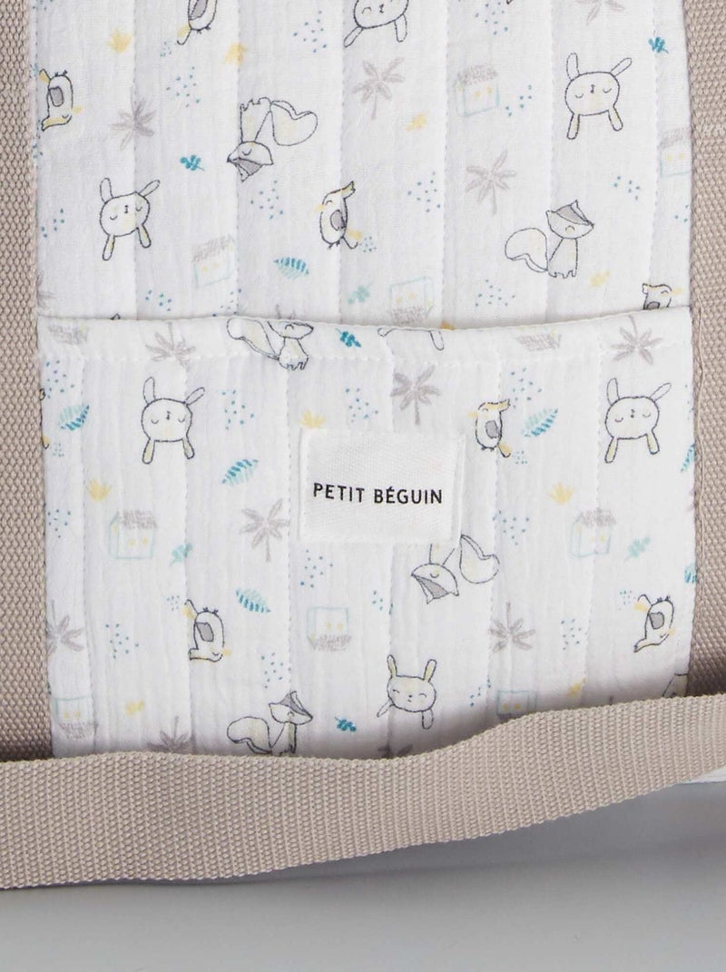 Sac à langer + tapis à langer Beige - Kiabi