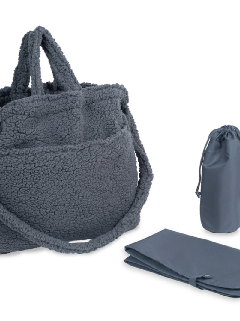 Sac à langer Teddy storm grey gris Gris - Kiabi
